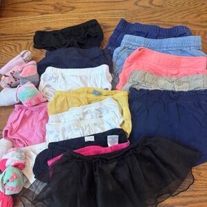18mo girls shorts and bloomers set